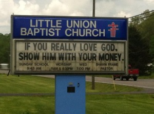 church-sign-money