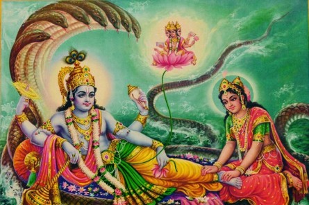 Lord Vishnu and his wife, goddess Lakshmi AniL VishaL PRinteRs